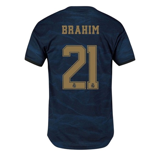 Camiseta Real Madrid NO.21 Brahim Replica Segunda Ropa 2019/20 Azul